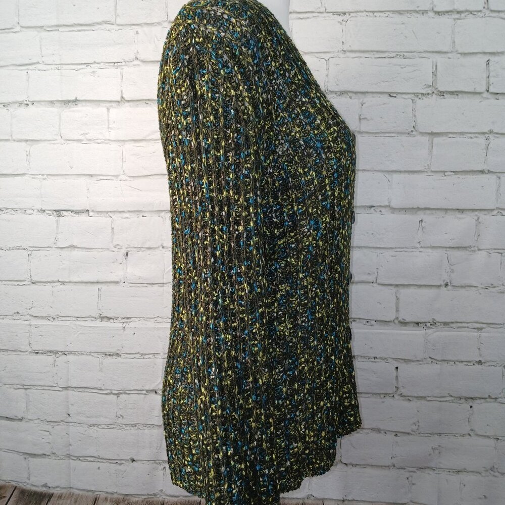 Sigrid Olsen Button Front Cardigan Multi Colored … - image 5